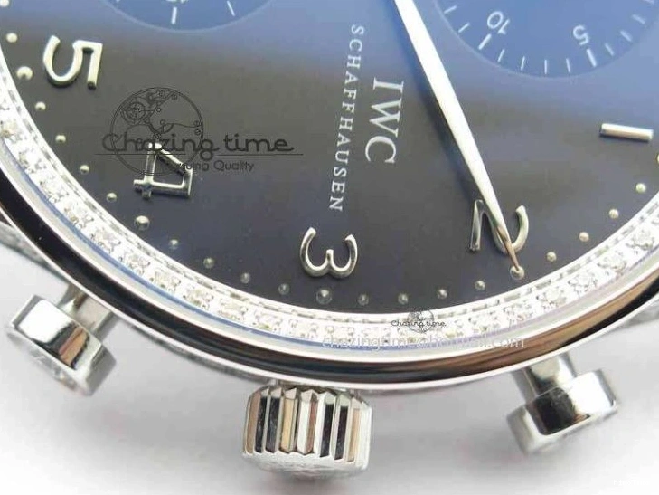 MIROTIME 0331 Unique Portuguese IW3714 Diam ZF V2 1:1 Best Edition Gray Dial On Brown Leather Strap A79350 (Slim Movement) 7250